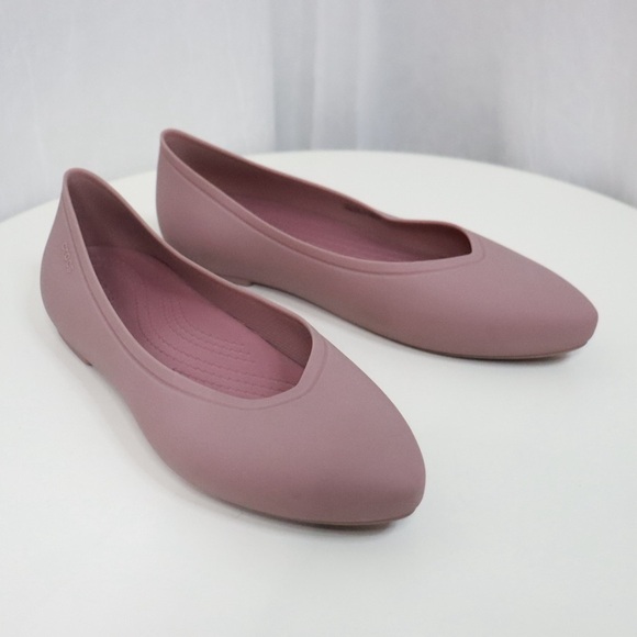 CROCS Brooklyn Pointed Toe Ballet Flats - Picture 2 of 14